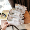 Rhinestone Sponge Cake Platform Shoes, Shoe Size:37(White)