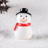 4pcs Christmas Micro Landscape Decorations Resin Craft Gifts Home Decoration Ornaments, Spec: Snowman No.3