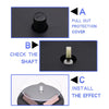 12cm Solar Rotating Display Stand Props Turntable(Black)
