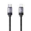 USAMS US-SJ705 Type-C to 8 Pin 30W Fast Charge Magnetic Data Cable, Length: 1m (Tarnish)