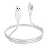 hoco U124 2.4A USB to 8 Pin Smart Power-off Data Cable, Length: 1.2m(Grey)