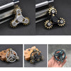Four Gear Silver Linkage Fidget Spinner Decompression Toy