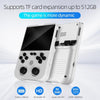 AMPOWN XU10 Handheld Game Console 3.5-Inch IPS Screen Linux System Portable Video Arcade 128G(Purple)