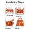 2pcs /Pack DIY Halloween Candy Bag Children Dress-Up Felt Gift Bag(Pumpkin Ghost Pills)