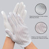 10 Pairs Anti-static Striped Dispensing Gloves, SizeFree Size