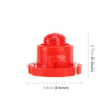 10PCS 2W T4.7 Wedge Instrument Panel LED Light Indicator Lamp Bulb(Red Light)