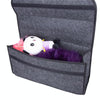 Car Trunk Felt Folding Storage Box Car Finishing Box(Red Large)