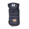 XXL Blue Padded Dog Coat - Winter Warm Cotton Jacket (11-18kg)