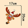 Santa Claus Elk Car Window Decorative Stickers Car Side Window Bumper Decal, Model: B Model 20 x 17cm