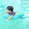 Cooldy Infant and Children Swimming Ring Swimming Supplies Inflatable Life Buoy, Inner diameter After Inflation:M, Size:M (Green)