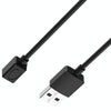 For Xiaomi Haylou PurFree BC01 Bone Conduction Earphone Magnetic Charging Cable, Length: 1m(Black)