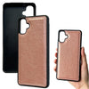 For Samsung Galaxy A06 Cowhide Texture Back Cover Phone Case(Rose Gold)