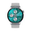 HK85 1.43 inch Smart Silicone Strap Watch Supports Bluetooth Call/Blood Oxygen Monitoring(Silver)