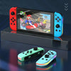 JOY-02 Gaming Left And Right Handle With RGB Lights Body Feel Bluetooth Gamepad For Switch / Switch OLED / Switch Pro / Switch Lite / Switch Joycon(Green Blue)