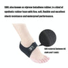 Heel Fatigue Shock Absorption And Warmth Gel Protective Cover, Size:S, Style:with Printing(Black)