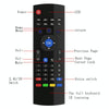 MX3-M Air Mouse Wireless 2.4G Remote Control Keyboard with Microphone for Android TV Box / Mini PC