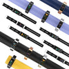 K50 1.08 inch Leather Band Earphone Detachable IP67 Waterproof Smart Watch Support Bluetooth Call(Black)