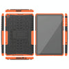 For Huawei MatePad T10/T10S/Enjoy 2 Tire Texture Shockproof TPU+PC Protective Case with Holder(Orange)