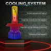 P1 H4 1 Pair 9V-36V / 36W / 6000K / 6000LM White Light IP68 Waterproof Car LED Headlight