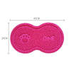 Pink PVC Cat Litter Mat - Anti-Skid & Easy Clean