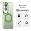 For OPPO A60 Global Candy Magsafe PC Hybrid TPU Phone Case(Green)
