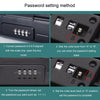 Waterproof Outdoor Key Safe Box - Grey | Wall Mounted