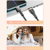 awei CL-229T USB A to Type-C with Chip Braid Fast Data Charging Cable, Length:1.2m(White)