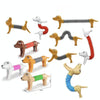 5 PCS Retractable Dog Puzzle Decompression Telescopic Tube Toy(White)