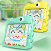 Kids Magnetic Drawing Board Big Chess Children Creative Toys, Spec: 106 Beads Dinosaur Yellow