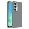 For Samsung Galaxy A16 5G Nano Lens Cover Liquid Silicone Phone Case(Titanium Gray)