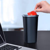 Simple Car Trash Can Automobile Storage Bin With Trash Bag(Black)