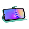 For Samsung Galaxy A06 4G / 5G 3D Butterfly Embossed Pattern Flip Leather Phone Case(Green)