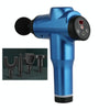 Muscles Relax Massager Portable Fitness Equipment Fascia Gun, Specification: 6212 12 Gears Blue(UK Plug)