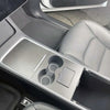 For Tesla Model 3 / Y Carbon Fiber Center Panel Protective Film Anti-Scratch Car Interior(Light)