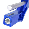 Car Modification Heightening Gear Shifter Extension Rod Adjustable Height Adjuster Lever Shift Lever with Adapters for Honda(Blue)
