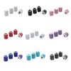 Car Tyre Aluminium Full Diamond Valve Cap With Seal(Pink)