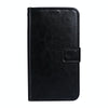 For Asus Zenfone 8 ZS590KS idewei Crazy Horse Texture Horizontal Flip Leather Case with Holder & Card Slots & Wallet(Black)