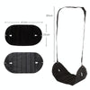 Travel Foot Rest Hammock Office Leisure Pedal, Color: Black Split
