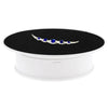 20cm 360 Degree Electric Rotating Turntable Display Stand Photography Video Shooting Props Turntable, Load 1.5kg, Powered by Battery & USB(White + Black)
