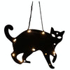 Black Cat 4.5V Halloween Glowing Hanging Lights Party Holiday Decoration