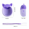 For Tamagotchi Pix Cartoon Electronic Pet Game Console Anti-Slip And Anti-Fall Silicone Protective Cover(Purple)