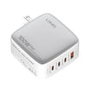 LDNIO Q408 100W GaN USB+3 USB-C / Type-C Interface Charger with 1m 100W USB-C / Type-C to USB-C / Type-C Data Cable, Plug Type:US Plug(White)