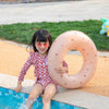 Thickened Children Swimming Ring Inflatable Underarm Ring 58cm(Cherry)