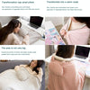 AI-540 72x115cm USB Body Warmer Blanket Office Heater Electric Heating Shawl(Pink Rabbit Stripes)