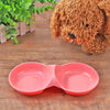 Candy Colour Double Pet Bowl - Cat & Small Dog