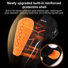 MOTOLSG 2 in 1 Knee Pads Motorcycle Bicycle Riding Warm Fleece Soft Protective Gear with CE Protector (Black White)
