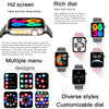Q9 Smart Bracelet, 2.01 inch Waterproof Smart Watch, BT Call / Heart Rate / Blood Pressure / Blood Oxygen(Black Gold)