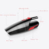 Car Wired Portable 120W Handheld Powerful Vacuum Cleaner with LED Light Cable Length: 5m(Black)