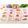 Graph Match Game Early Educational Montessori Toys Puzzle Card Cartoon Vehicle Animal Fruit Pair Matching Game
