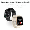 QX7 1.85 inch TFT Screen Smart Watch, Support Bluetooth Call / Hearth Monitoring / 100+ Sports Modes(Blue Black)